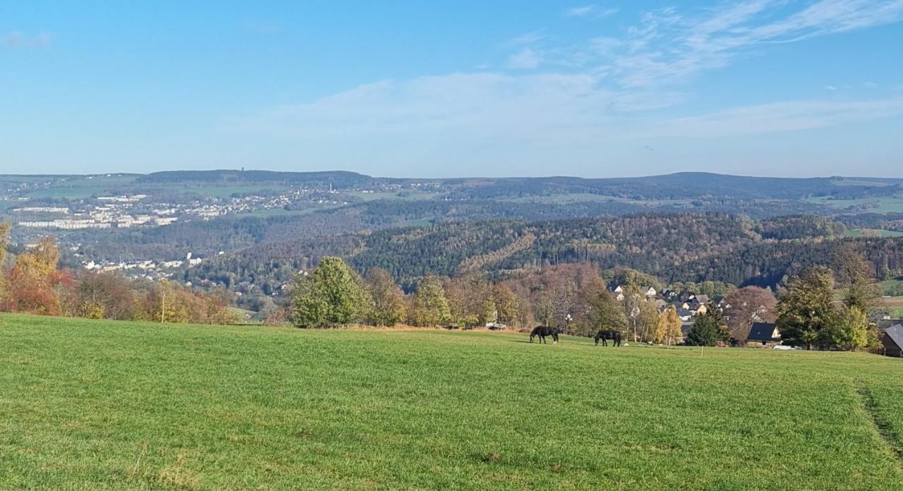 Ferienwohnung Bergidyll Schwarzenberg/Erzgebirge Exterior foto